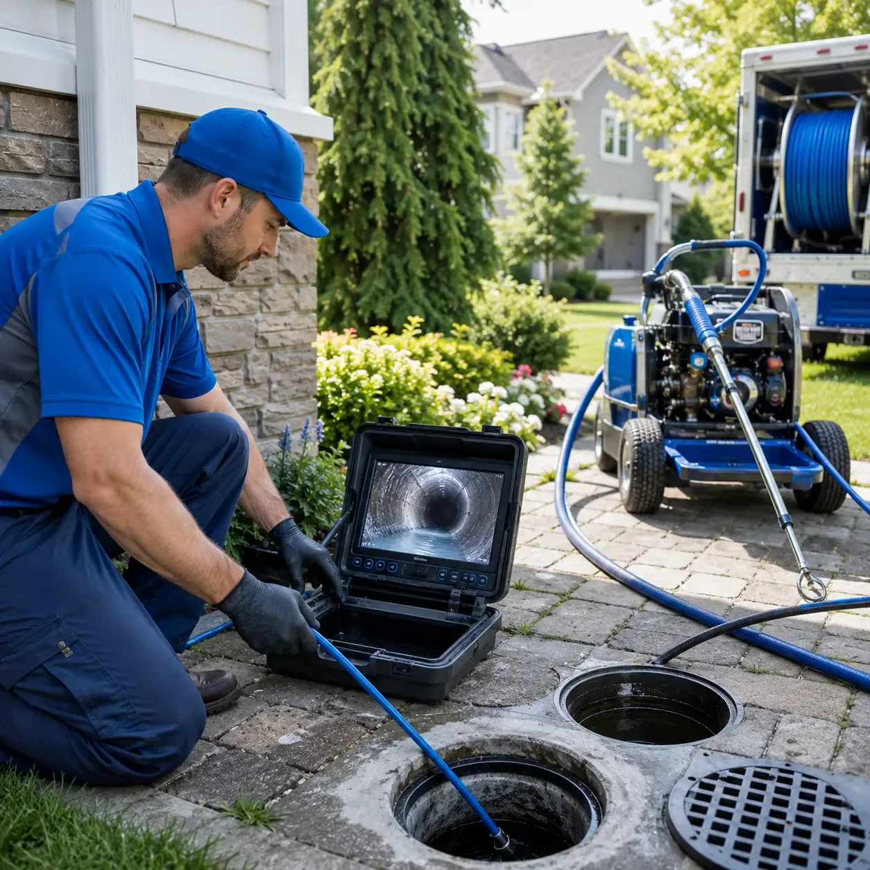 Outdoor drain cleaning professionals serving Riley, IN